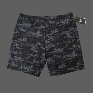 Under Armour Men's Golf Printed Shorts NWT Black Gray 38
